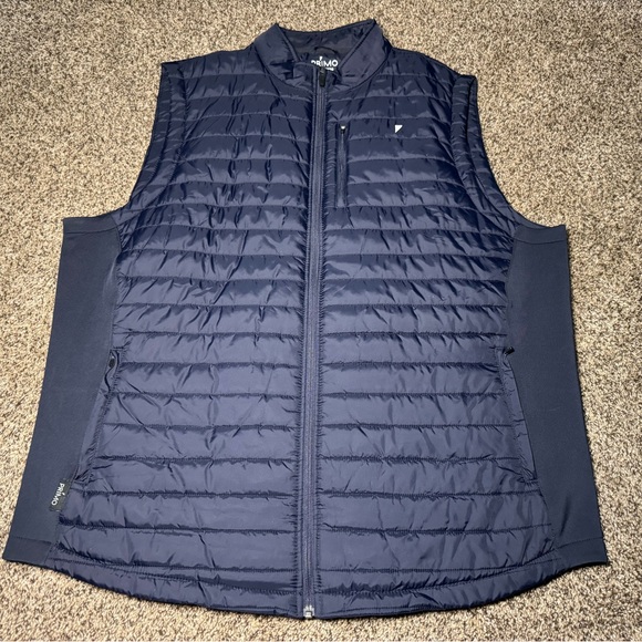 Primo Other - Primo men’s navy puffer vest with zipped pockets, Sz 3X